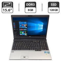 Ноутбук Fujitsu LifeBook E781 / 15.6" (1600x900) TN / Intel Core i5-2410M (2 (4) ядра по 2.3 - 2.9 GHz) / 8 GB DDR3 / 128 GB SSD / Intel HD Graphics 3000 / WebCam