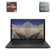Ноутбук HP 255 G7 / 15.6" (1920x1080) IPS / AMD Ryzen 5 2500U (4 (8) ядра по 2.0 - 3.6 GHz) / 16 GB DDR4 / 256 GB SSD / AMD Radeon RX Vega 8 Graphics / WebCam