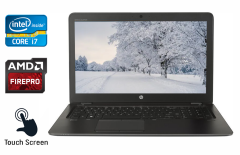 Ноутбук HP zBook 15u G3 / 15.6" (1920x1080) IPS Touch / Intel Core i7-6500U (2 (4) ядра по 2.5 - 3.1 GHz) / 16 GB DDR4 / 512 GB SSD / AMD FirePro W4190M, 2 GB GDDR5, 128-bit / WebCam / Fingerprint / Windows 10