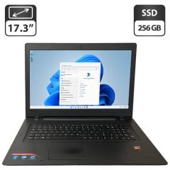 Ноутбук Lenovo IdeaPad 110-17ACL / 17.3" (1600x900) TN / AMD A6-7310 (4 ядра по 2.0 - 2.4 GHz) / 8 GB DDR3 / 256 GB SSD / AMD Radeon R4 Graphics / WebCam / DVD-ROM