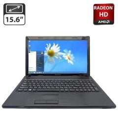 Ноутбук Lenovo IdeaPad G575 / 15.6" (1366x768) TN / AMD E-450 (2 ядра по 1.66 GHz) / 8 GB DDR3 / 320 GB HDD / AMD Radeon HD 6370M, 1 GB GDDR3, 64-bit / WebCam / DVD-ROM / АКБ не держит