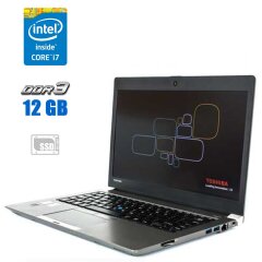 Ноутбук Toshiba Portege Z30-C / 13.3" (1920x1080) TN / Intel Core i7-6500U (2 (4) ядра по 2.5 - 3.1 GHz) / 8 GB DDR3 / 256 GB SSD / Intel HD Graphics 520 / WebCam