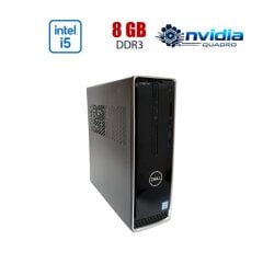 ПК Dell Inspiron 3250 SFF / Intel Core i5-6400 (4 (4) ядер по 2.7 - 3.3 GHz) / 8 GB DDR3 / 256 GB SSD / nVidia Quadro K620, 2 GB DDR3, 128-bit / Win10 Lic