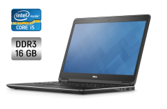 Ультрабук Dell Latitude E7440 / 14" (1920x1080) IPS / Intel Core i5-4300U (2 (4) ядра по 1.9 - 2.9 GHz) / 16 GB DDR3 / 256 GB SSD / Intel HD Graphics 4400 / WebCam + Беспроводная мышка