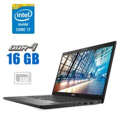 Ультрабук Б-класс Dell Latitude E7490 / 14" (1920х1080) IPS Touch / Intel Core i7-8650U (4 (8) ядра по 1.9 - 4.2 GHz) / 16 GB DDR4 / 512 GB SSD / Intel UHD Graphics 620 / WebCam / Windows 10 Pro