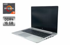 Ультрабук Б-класс HP EliteBook MT45 / 14" (1920x1080) IPS / AMD Ryzen 3 3300U (4 ядра по 2.1 - 3.5 GHz) / 16 GB DDR4 / 256 GB SSD / AMD Radeon Vega 6 / WebCam / Fingerprint + Беспроводная мышка