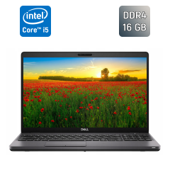 Ультрабук Dell Latitude 5501 / 15.6" (1920x1080) IPS / Intel Core i5-9300H (4 (8) ядра по 2.4 - 4.1 GHz) / 16 GB DDR4 / 512 GB SSD / Intel UHD Graphics 630 / WebCam / Windows 10