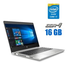 Ультрабук HP ProBook 430 G6 / 13.3" (1920x1080) IPS / Intel Core i7-8565U (4 (8) ядра по 1.8 - 4.6 GHz) / 16 GB DDR4 / 250 GB SSD / Intel UHD Graphics / WebCam