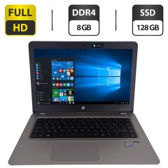 Ультрабук HP ProBook 440 G4 / 14" (1920x1080) TN / Intel Core i5-7200U (2 (4) ядра по 2.5 - 3.1 GHz) / 8 GB DDR4 / 128 GB SSD / Intel HD Graphics 620 / WebCam