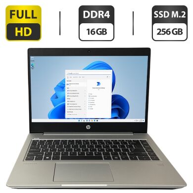 Ультрабук HP ProBook 445R G6 / 14" (1920x1080) IPS / AMD Ryzen 3 3200U (2 (4) ядра по 2.6 - 3.5 GHz) / 16 GB DDR4 / 256 GB SSD M.2 / AMD Radeon Vega 3 Graphics / Fingerprint / WebCam
