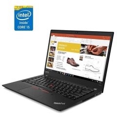 Ультрабук Lenovo ThinkPad T490s / 14" (1920x1080) IPS / Intel Core i5-8250U (4 (8) ядра по 1.6 - 3.4 GHz) / 16 GB DDR4 / 240 GB SSD / Intel UHD Graphics / WebCam