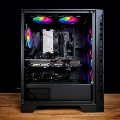 Игровой ПК MSI MAG Forge 120A Tower / AMD Ryzen 5 3600 (6 (12) ядер по 3.6 - 4.2 GHz) / 16 GB DDR4 / 250 GB SSD / AMD Radeon RX 6700 XT, 12 GB GDDR6, 192-bit / 650W