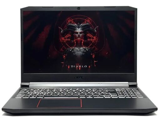Ігровий ноутбук Acer Nitro 5 AN515-55 / 15.6" (1920x1080) IPS / Intel Core i7-10750H (6 (12) ядер по 2.6 - 5.0 GHz) / 16 GB DDR4 / 1000 GB SSD / nVidia GeForce RTX 3060, 6 GB GDDR6, 192-bit / WebCam / Win 11