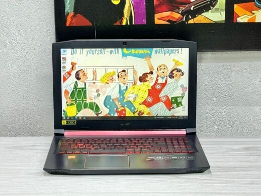 Ігровий ноутбук Acer Nitro 5 AN515-42 / 15.6" (1920x1080) IPS / AMD Ryzen 5 2500U (4 (8) ядра по 2.0 - 3.6 GHz) / 16 GB DDR4 / 256 GB SSD M.2 + 1000 GB HDD / AMD Radeon RX 560X, 4 GB GDDR5, 128-bit / WebCam