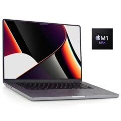 Ультрабук Apple MacBook Pro 16 (2021) / 16.2" (3456x2234) IPS / Apple M1 Max (10 ядер по 2.06 - 3.22 GHz) / 32 GB DDR5 / 512 GB SSD / Apple M1 Max Graphics / WebCam / MacOS