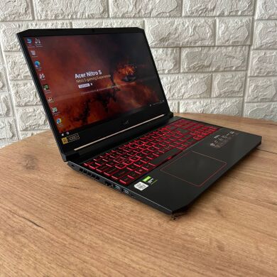 Игровой ноутбук Б-класс Acer Nitro 5 AN515-55 / 15.6" (1920x1080) IPS / Intel Core i5-10300H (4 (8) ядра по 2.5 - 4.5 GHz) / 16 GB DDR4 / 256 GB SSD / nVidia GeForce GTX 1650, 4 GB GDDR5, 128-bit / WebCam