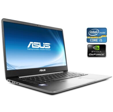 Ультрабук Б-класс Asus ZenBook UX430U / 14" (1920x1080) IPS / Intel Core i7-7500U (2 (4) ядра по 2.7 - 3.5 GHz) / 16 GB DDR4 / 512 GB SSD / nVidia GeForce 940MX, 2 GB DDR3, 64-bit / WebCam / Win 10 Home