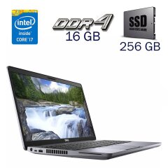 Ультрабук Dell Latitude 5511 / 15.6" (1920x1080) IPS / Intel Core i7-10850H (6 (12) ядер по 2.7 - 5.1 GHz) / 16 GB DDR4 / 256 GB SSD / Intel UHD Graphics / WebCam