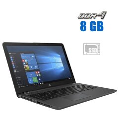 Ноутбук HP 250 G6 / 15.6" (1920x1080) TN / Intel Core i3-7100U (2 (4) ядра по 2.4 GHz) / 8 GB DDR4 / 480 GB SSD / Intel HD Graphics 620 / WebCam
