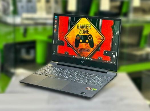 Ігровий ноутбук Б-клас HP Victus 15-fd2082wm / 15.6" (1920x1080) IPS / AMD Ryzen 5 8645HS (6 (12) ядер по 4.3 - 5.0 GHz) / 16 GB DDR5 / 512 GB SSD M.2 / nVidia GeForce RTX 4050, 6 GB GDDR6, 96-bit / WebCam / Win 11 Home
