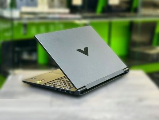 Ігровий ноутбук Б-клас HP Victus 15-fd2082wm / 15.6" (1920x1080) IPS / AMD Ryzen 5 8645HS (6 (12) ядер по 4.3 - 5.0 GHz) / 16 GB DDR5 / 512 GB SSD M.2 / nVidia GeForce RTX 4050, 6 GB GDDR6, 96-bit / WebCam / Win 11 Home