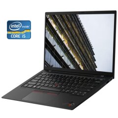 Ультрабук Lenovo ThinkPad X1 Carbon Gen 1 / 14" (1600x900) TN / Intel Core i5-3427U (2 (4) ядра по 1.8 - 2.8 GHz) / 8 GB DDR3 / 256 GB SSD / Intel HD Graphics 4000 / WebCam / Win 10 Pro