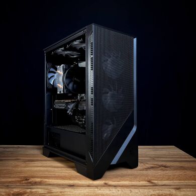 Игровой ПК MSI MAG Forge 120A Tower / AMD Ryzen 5 3600 (6 (12) ядер по 3.6 - 4.2 GHz) / 16 GB DDR4 / 250 GB SSD / AMD Radeon RX 6700 XT, 12 GB GDDR6, 192-bit / 650W