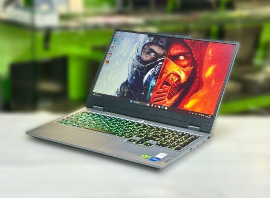 Игровой ноутбук Б-класс Lenovo LOQ 15IRX9 / 15.6" (1920x1080) IPS / Intel Core i5-13450HX (10 (16) ядер по 2.4 - 4.6 GHz) / 16 GB DDR5 / 512 GB SSD M.2 / nVidia GeForce RTX 4060, 8 GB GDDR6, 128-bit / WebCam / Win 11 Home