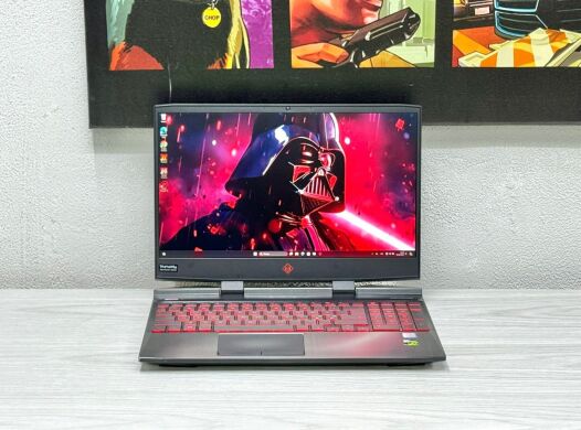 Игровой ноутбук HP Omen 15-dc0804no / 15.6" (1920x1080) IPS / Intel Core i7-8750H (6 (12) ядер по 2.2 - 4.1 GHz) / 16 GB DDR4 / 256 GB SSD M.2 + 1000 GB HDD / nVidia GeForce GTX 1060, 6 GB GDDR5, 192-bit / WebCam