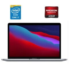 Ультрабук Б-клас Apple MacBook Pro 15 2018 / 15.4" (2880x1800) IPS / Intel Core i7-8750H (6 (12) ядер по 2.2 - 4.1 GHz) / 16 GB DDR4 / 256 GB SSD / AMD Radeon Pro 555X, 4 GB GDDR5, 128-bit / WebCam / MacOS