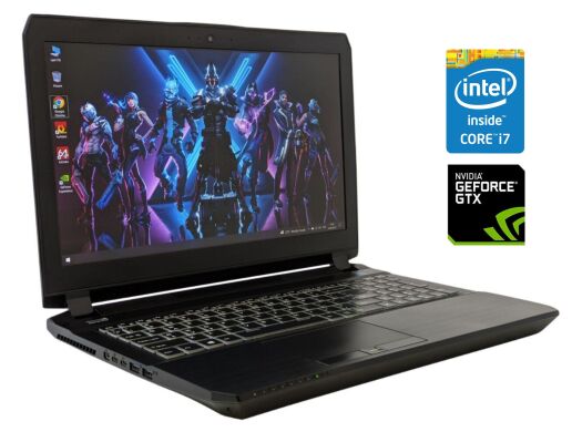Ігровий ноутбук Б-клас Clevo P650RS-G / 15.6" (3840x2160) IPS / Intel Core i7-6820HK (4 (8) ядра по 2.7 - 3.6 GHz) / 16 GB DDR4 / 512 GB SSD NVMe / nVidia GeForce GTX 1070, 8 GB GDDR5, 256-bit / WebCam