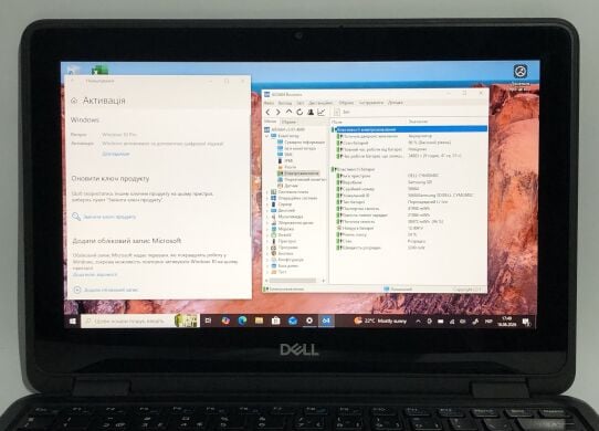 Нетбук-трансформер Dell Latitude 3190 2-in-1 / 11.6" (1366x768) TN Touch / Intel Pentium Silver N5000 (4 ядра по 1.1 - 2.7 GHz) / 4 GB DDR4 / 128 GB SSD / Intel UHD Graphics 605 / WebCam / Win 10 Pro