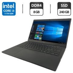 Ультрабук Dell Latitude 3420 / 14" (1920x1080) IPS / Intel Core i3-1115G4 (2 (4) ядра по 4.1 GHz) / 8 GB DDR4 / 240 GB SSD / Intel UHD Graphics / WebCam