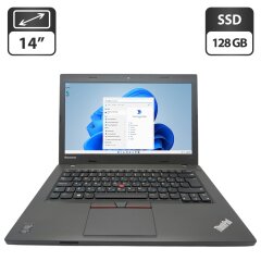 Ноутбук Lenovo ThinkPad L450 / 14" (1600x900) TN / Intel Core i5-4300U (2 (4) ядра по 1.9 - 2.9 GHz) / 8 GB DDR3 / 128 GB SSD / Intel HD Graphics 4400 / WebCam