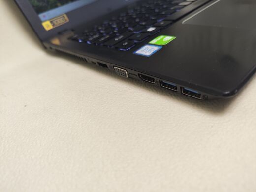 Ноутбук Acer Aspire E5-576G / 15.6" (1920x1080) IPS / Intel Core i5-8250U (4 (8) ядра по 1.6 - 3.4 GHz) / 16 GB DDR3 / 256 GB SSD / nVidia GeForce MX130, 2 GB GDDR5, 64-bit / WebCam Ноутбук Acer Aspire E5-576G / 15.6" (1920x1080) IPS / Intel Core i5-8250U (4 (8) ядра по 1.6 - 3.4 GHz) / 16 GB DDR3 / 256 GB SSD / nVidia GeForce MX130, 2 GB GDDR5, 64-bit / WebCam