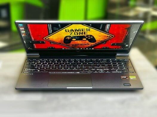 Ігровий ноутбук Б-клас HP Victus 15-fd2082wm / 15.6" (1920x1080) IPS / AMD Ryzen 5 8645HS (6 (12) ядер по 4.3 - 5.0 GHz) / 16 GB DDR5 / 512 GB SSD M.2 / nVidia GeForce RTX 4050, 6 GB GDDR6, 96-bit / WebCam / Win 11 Home