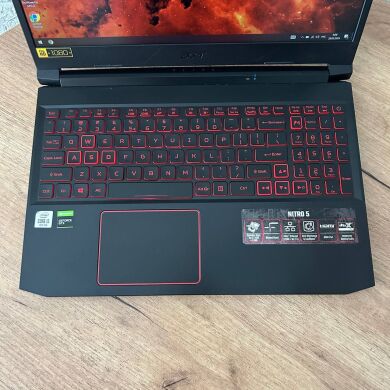 Игровой ноутбук Б-класс Acer Nitro 5 AN515-55 / 15.6" (1920x1080) IPS / Intel Core i5-10300H (4 (8) ядра по 2.5 - 4.5 GHz) / 16 GB DDR4 / 256 GB SSD / nVidia GeForce GTX 1650, 4 GB GDDR5, 128-bit / WebCam