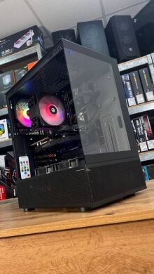 Збірка під замовлення: ігровий ПК 1stPlayer Mi7 Pro Tower / AMD Ryzen 5 5600 (6 (12) ядер по 3.5 - 4.4 GHz) / 16 GB DDR4 / 500 GB SSD / nVidia GeForce GTX 1660 Super, 6 GB GDDR6, 192-bit / 550W