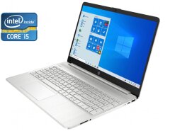Ультрабук HP 15-dy1043dx / 15.6" (1920x1080) IPS / Intel Core i5-1035G1 (4 (8) ядра по 1.0 - 3.6 GHz) / 8 GB DDR4 / 256 GB SSD / Intel UHD Graphics / WebCam / Win 10 Home