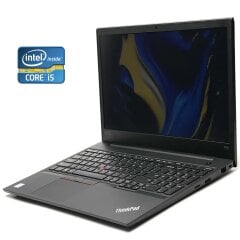 Ноутбук Lenovo ThinkPad E580 / 15.6" (1920x1080) TN / Intel Core i5-8250U (4 (8) ядра по 1.6 - 3.4 GHz) / 8 GB DDR4 / 256 GB SSD / Intel UHD Graphics 620 / WebCam / Win 10 Pro