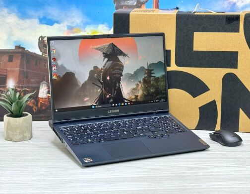 Игровой ноутбук Lenovo Legion 5 15ACH6H / 15.6" (1920x1080) IPS / AMD Ryzen 5 5600H (6 (12) ядер по 3.3 - 4.2 GHz) / 16 GB DDR4 / 512 GB SSD M.2 / nVidia GeForce RTX 3060, 6 GB GDDR6, 192-bit / WebCam / Win 11 Home