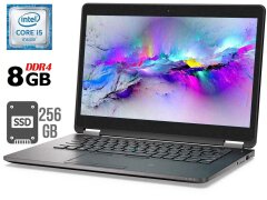 Ультрабук Dell Latitude E7470 / 14" (2560x1440) IPS Touch / Intel Core i5-6300U (2 (4) ядра по 2.4 - 3.0 GHz) / 8 GB DDR4 / 256 GB SSD / Intel HD Graphics 520 / WebCam 