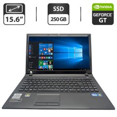 Ноутбук Terra Mobile 1547 / 15.6" (1366x768) TN / Intel Core i3-2350M (2 (4) ядра по 2.3 GHz) / 6 GB DDR3 / 250 GB SSD / nVidia GeForce GT 520M, 1 GB GDDR3, 64-bit / WebCam / DVD-ROM