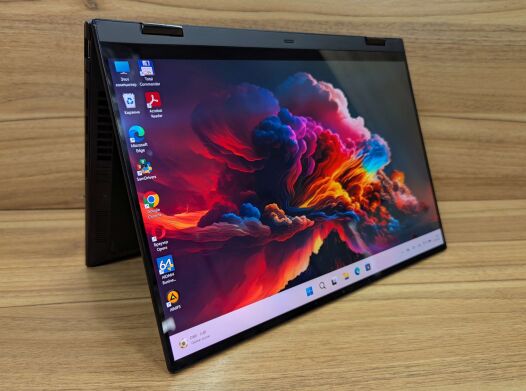Ноутбук-трансформер Б-класс Asus ZenBook UN5401R / 14" (2880x1800) IPS Touch / AMD Ryzen 7 6800H (8 (16) ядер по 3.2 - 4.7 GHz) / 16 GB DDR5 / 512 GB SSD / AMD Radeon 680M / WebCam / Windows 11