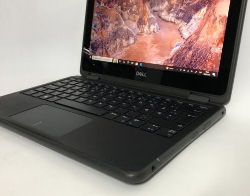 Нетбук-трансформер Dell Latitude 3190 2-in-1 / 11.6" (1366x768) TN Touch / Intel Pentium Silver N5000 (4 ядра по 1.1 - 2.7 GHz) / 4 GB DDR4 / 128 GB SSD / Intel UHD Graphics 605 / WebCam / Win 10 Pro