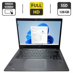 Ультрабук Fujitsu LifeBook U904 / 14" (3200x1800) IPS Touch / Intel Core i7-4600U (2 (4) ядра по 2.1 - 3.3 GHz) / 6 GB DDR3 / 128 GB SSD / Intel HD Graphics 4400 / WebCam / Без АКБ