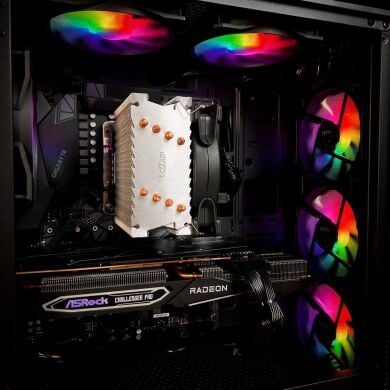 Игровой ПК MSI MAG Forge 120A Tower / AMD Ryzen 5 3600 (6 (12) ядер по 3.6 - 4.2 GHz) / 16 GB DDR4 / 250 GB SSD / AMD Radeon RX 6700 XT, 12 GB GDDR6, 192-bit / 650W