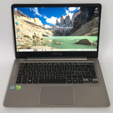 Ультрабук Б-класс Asus ZenBook UX430U / 14" (1920x1080) IPS / Intel Core i7-7500U (2 (4) ядра по 2.7 - 3.5 GHz) / 16 GB DDR4 / 512 GB SSD / nVidia GeForce 940MX, 2 GB DDR3, 64-bit / WebCam / Win 10 Home