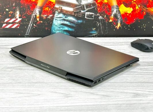 Игровой ноутбук HP Pavilion Gaming 15-cx0056wm / 15.6" (1920x1080) IPS / Intel Core i5-8300H (4 (8) ядра по 2.3 - 4.0 GHz) / 16 GB DDR4 / 128 GB SSD M.2 + 1000 GB HDD / nVidia GeForce GTX 1050 Ti, 4 GB GDDR5, 128-bit / WebCam / Win 11 Home