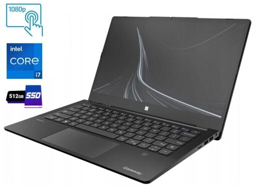 Ультрабук Gateway GWTC71427-BK / 14.1" (1920x1080) IPS Touch / Intel Core i7-1255U (10 (12) ядер по 2.8 - 4.7 GHz) / 8 GB DDR4 / 512 GB SSD M.2 / Intel UHD Graphics / WebCam Ультрабук Gateway GWTC71427-BK / 14.1" (1920x1080) IPS Touch / Intel Core i7-1255U (10 (12) ядер по 2.8 - 4.7 GHz) / 8 GB DDR4 / 512 GB SSD M.2 / Intel UHD Graphics / WebCam